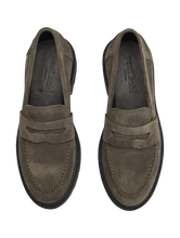 Image sur Mocassins en cuir velours