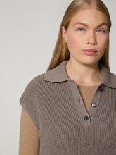 Bild von Strick-Poloshirt aus Baumwolle