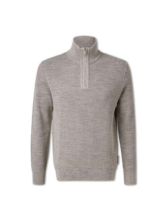 Image sur Pull à col roulé avec laine