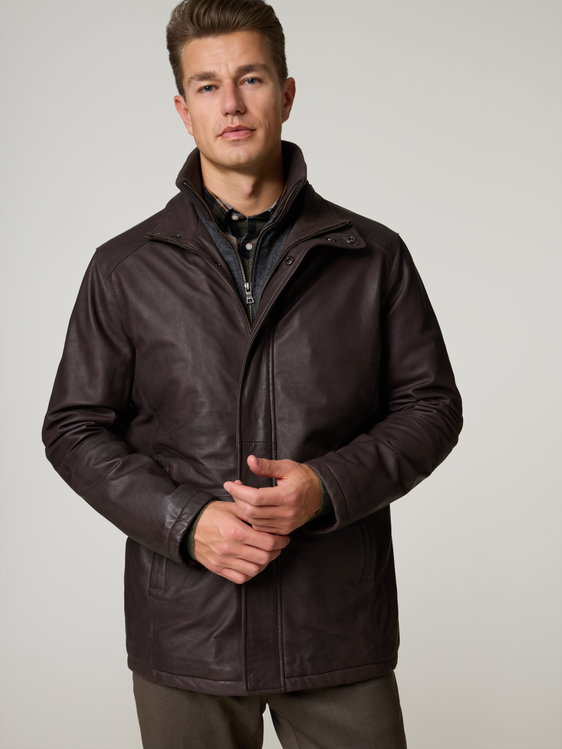Bild von Lederjacke aus Lammleder