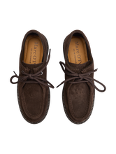 Bild von Derby-Schnürschuhe aus Veloursleder