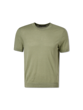 Bild von Strickshirt mit Leinen