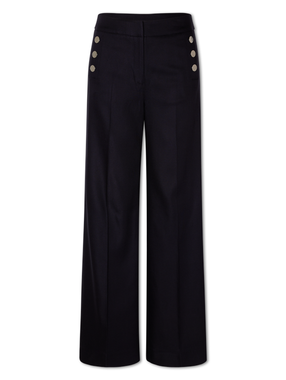 Image sur Pantalon en tissu à coupe large