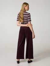 Image sur Pantalon en velours côtelé à jambes larges