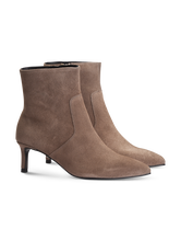 Image sur Bottines en cuir velours