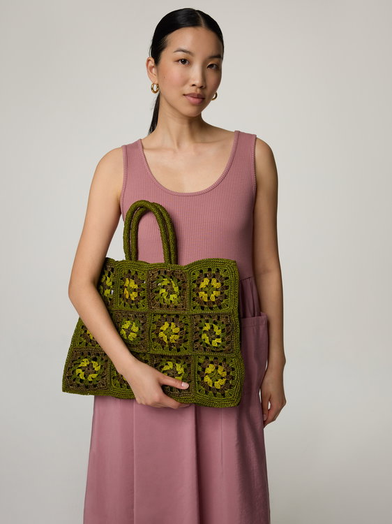 Bild von Handtasche aus Bast MALIHA