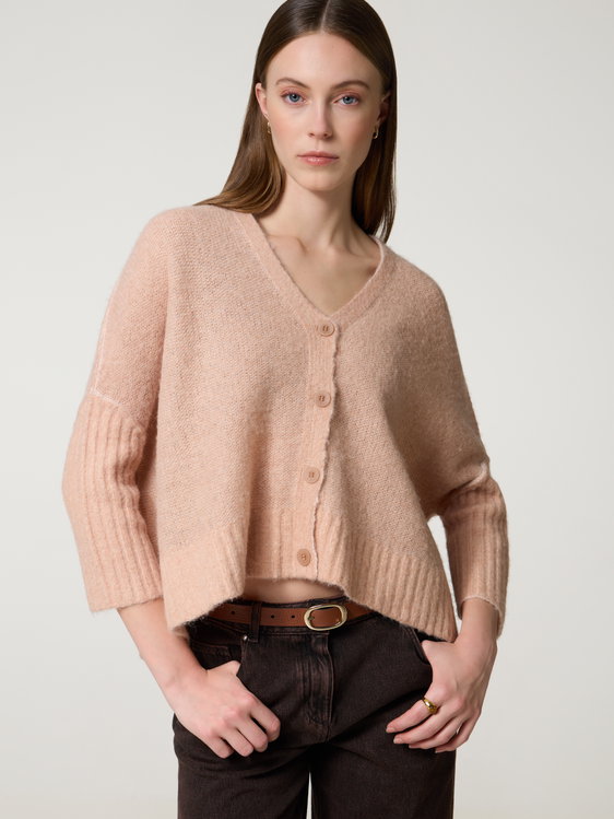 Bild von Strickjacke aus Alpaka-Mix