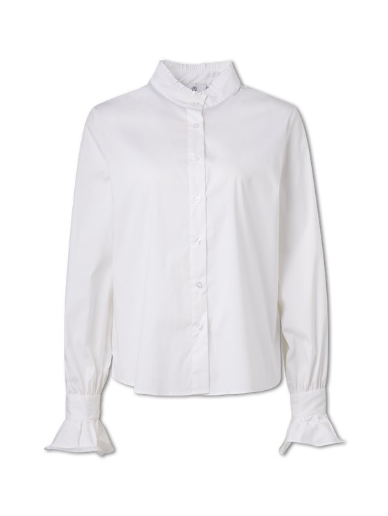 Bild von Hemdbluse mit Rüschen