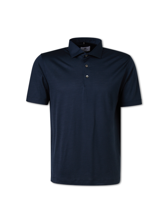 Bild von Poloshirt aus Merinowolle
