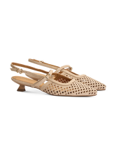 Bild von Slingpumps aus Veloursleder
