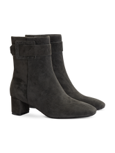 Image sur Bottines en cuir velours