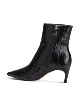 Bild von Stiefelette mit Krokoprägung