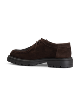 Image sur Mocassins Derby en cuir velours