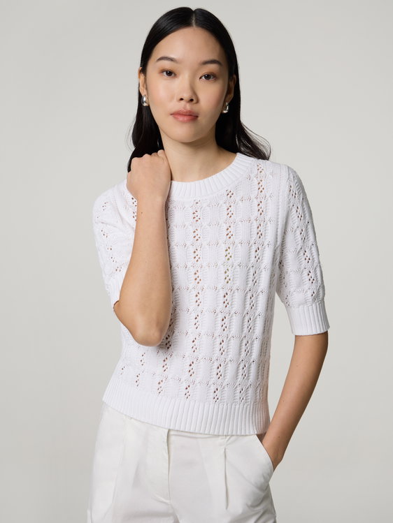 Bild von Strickshirt aus Baumwolle