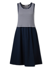 Bild von Midikleid im Materialmix