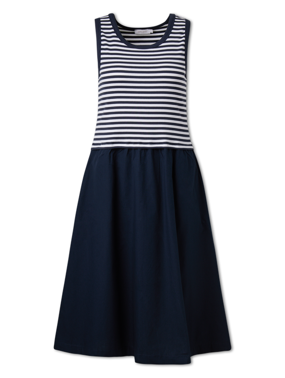 Bild von Midikleid im Materialmix