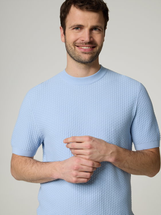 Image sur T-shirt en coton tricoté