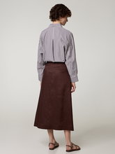 Bild von Midijupe aus Leinen