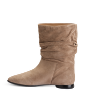 Bild von Stiefeletten aus Veloursleder