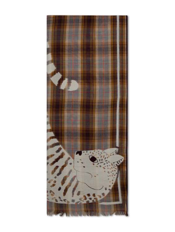 Bild von Schal mit Tiermotiven