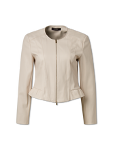 Bild von Faux-Lederjacke