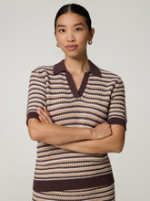 Bild von Strickpoloshirt aus Baumwolle