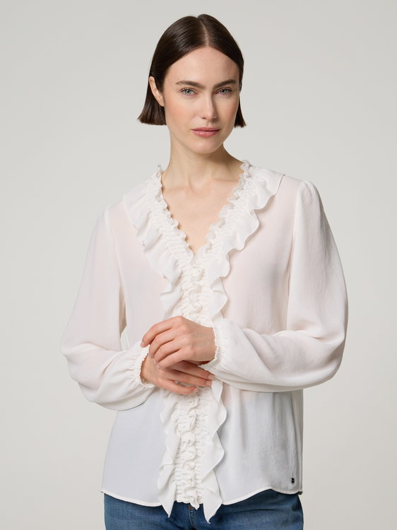Bild von Bluse mit Rüschen