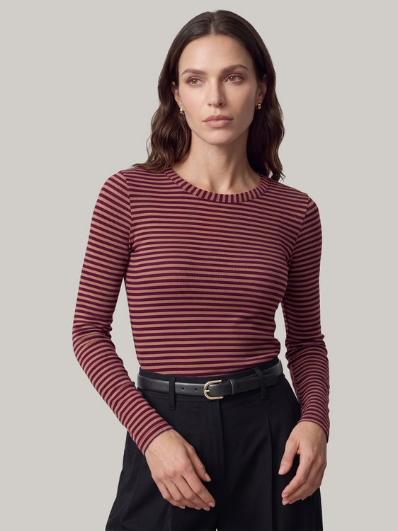 Image sur T-shirt à manches longues en coton