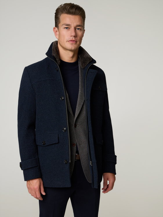 Bild von Wolljacke aus Schurwolle GUNNAR