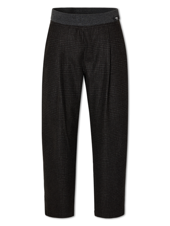 Bild von Flanellhose im Barrel Fit OLIVE