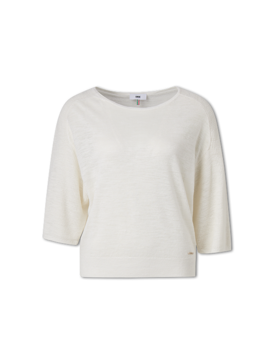 Bild von Strickshirt mit Leinen CIMAO