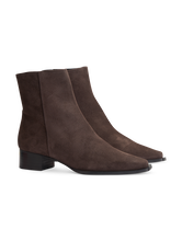 Bild von Stiefelette aus Veloursleder