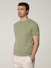 Bild von Strickshirt mit Leinen