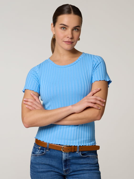 Bild von T-Shirt mit Rippen