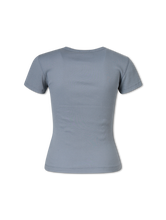 Image sur T-shirt côtelé en coton KOALE