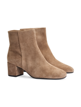 Bild von Stiefelette aus Veloursleder