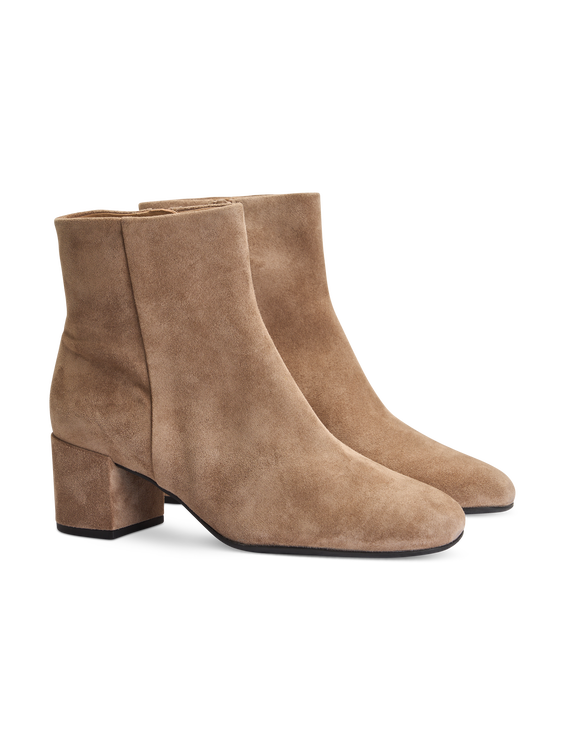 Bild von Stiefelette aus Veloursleder