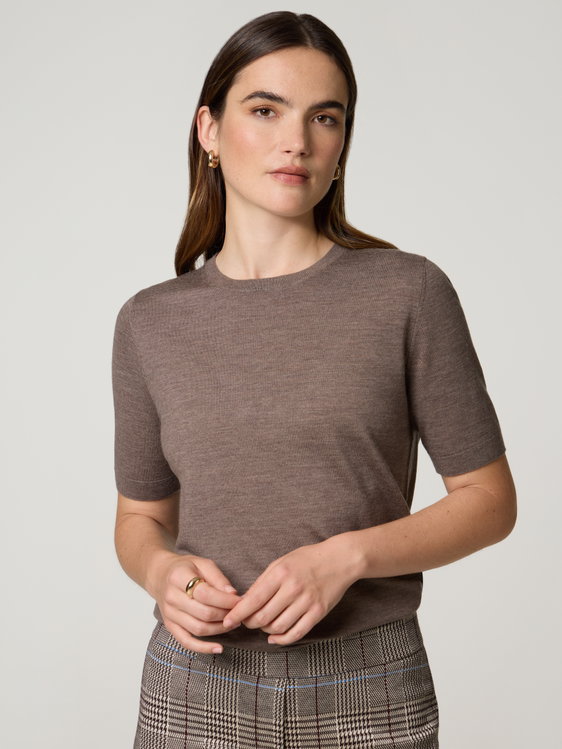 Bild von Feinstrickshirt aus Wolle