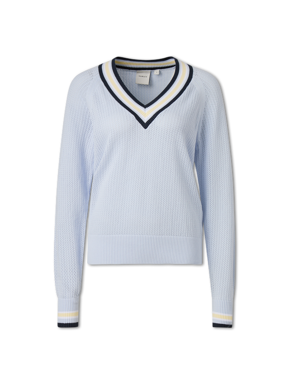 Image sur Pull en maille ajourée