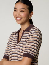 Bild von Strickpoloshirt aus Baumwolle