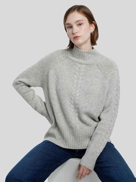 Bild von Strickpullover aus Schurwolle