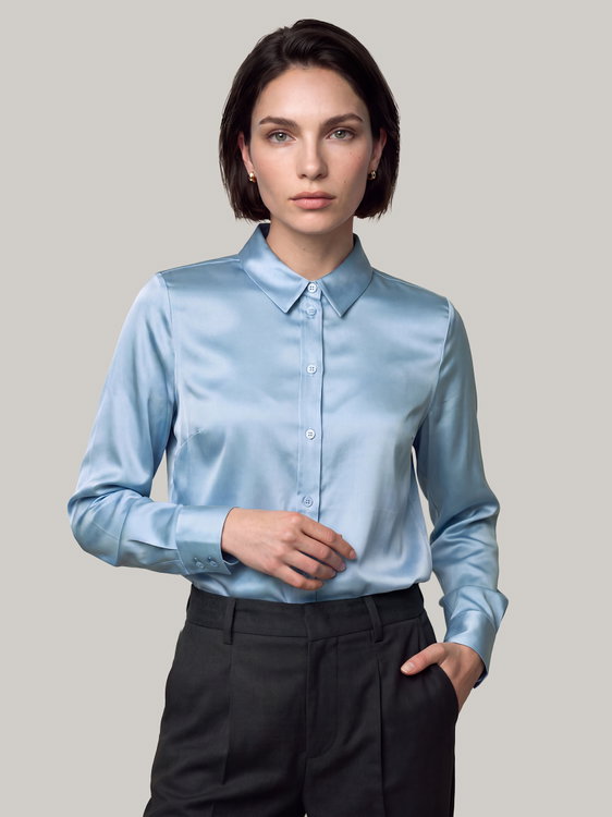 Bild von Seiden Bluse