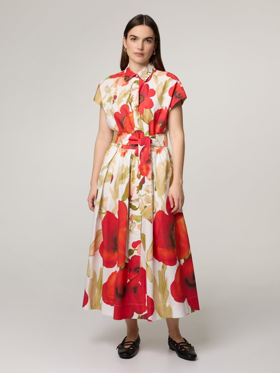 Bild von Midikleid aus Baumwolle