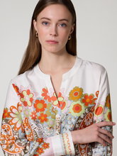 Bild von Seidenbluse mit Blumenprint