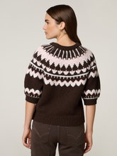 Bild von Kurzarmpullover aus Strick