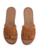 Image sur Sandales en cuir velours