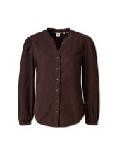 Bild von Bluse aus Cord VIOLET