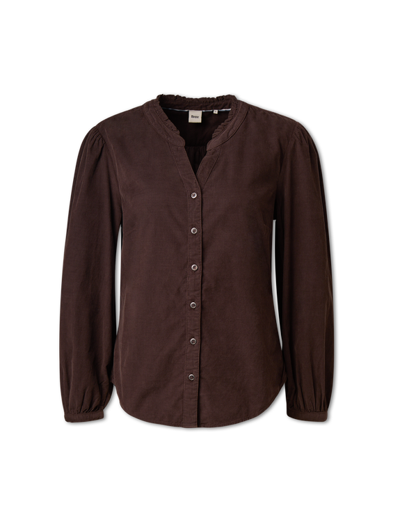 Bild von Bluse aus Cord VIOLET
