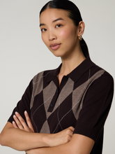 Image sur Polo en laine tricoté