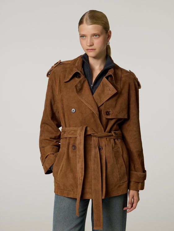Bild von Trenchjacke aus Wildleder PENLEY